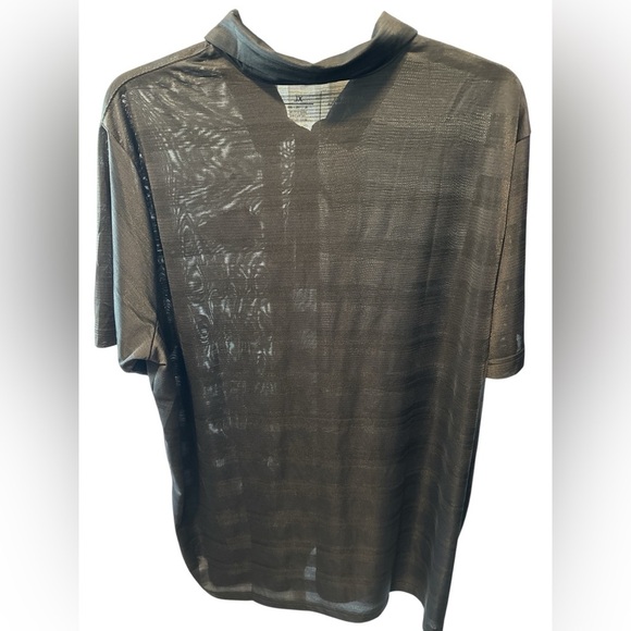 Men’s Antigua Kansas City Chiefs Compass Polo Golf Shirt Black Size XL Lightwt - Picture 3 of 7